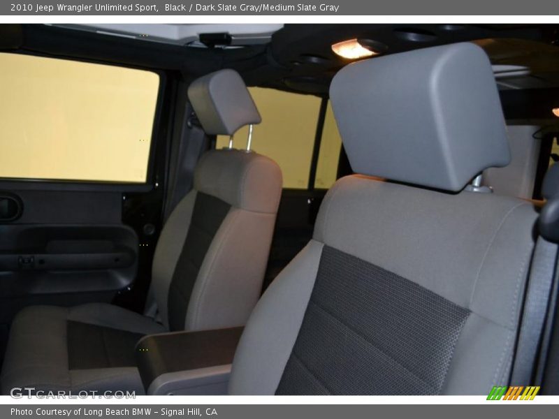 Black / Dark Slate Gray/Medium Slate Gray 2010 Jeep Wrangler Unlimited Sport