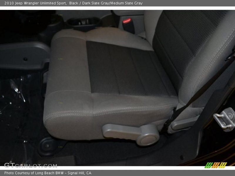 Black / Dark Slate Gray/Medium Slate Gray 2010 Jeep Wrangler Unlimited Sport