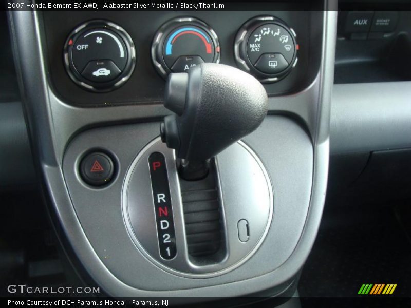 Alabaster Silver Metallic / Black/Titanium 2007 Honda Element EX AWD