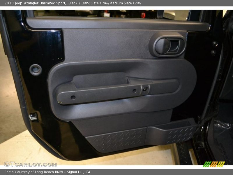 Black / Dark Slate Gray/Medium Slate Gray 2010 Jeep Wrangler Unlimited Sport