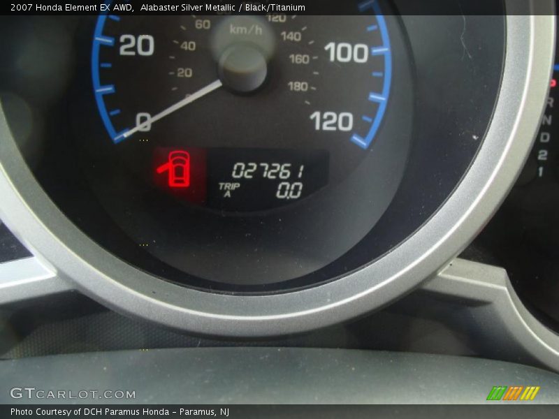 Alabaster Silver Metallic / Black/Titanium 2007 Honda Element EX AWD