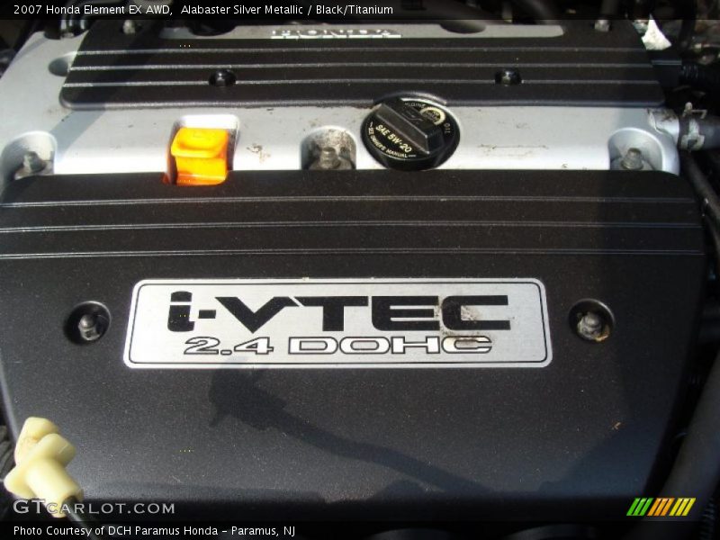 Alabaster Silver Metallic / Black/Titanium 2007 Honda Element EX AWD