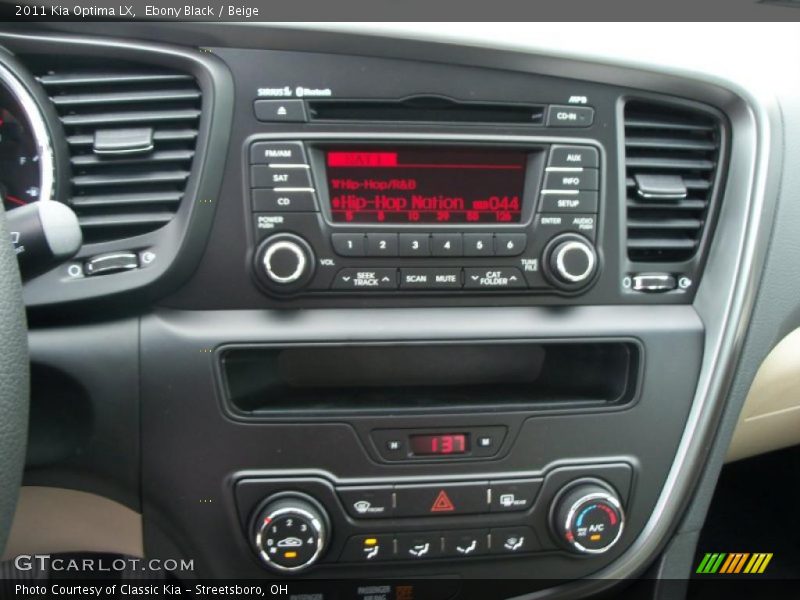 Ebony Black / Beige 2011 Kia Optima LX
