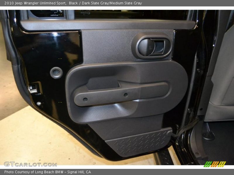 Black / Dark Slate Gray/Medium Slate Gray 2010 Jeep Wrangler Unlimited Sport