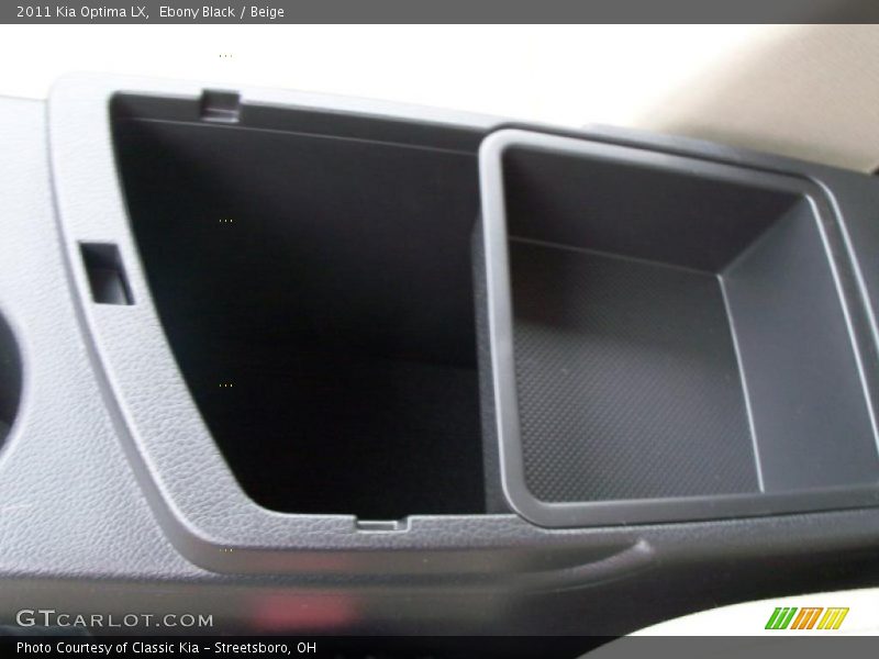 Ebony Black / Beige 2011 Kia Optima LX