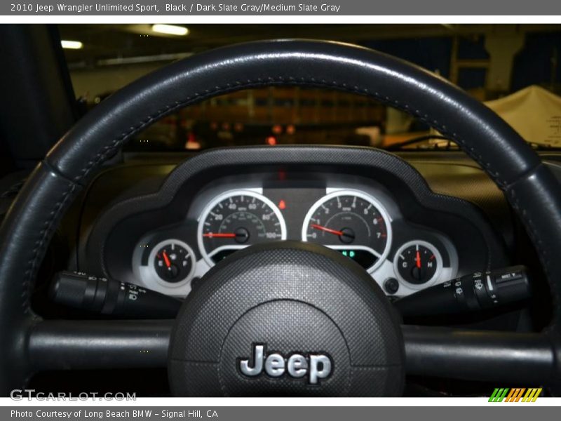 Black / Dark Slate Gray/Medium Slate Gray 2010 Jeep Wrangler Unlimited Sport