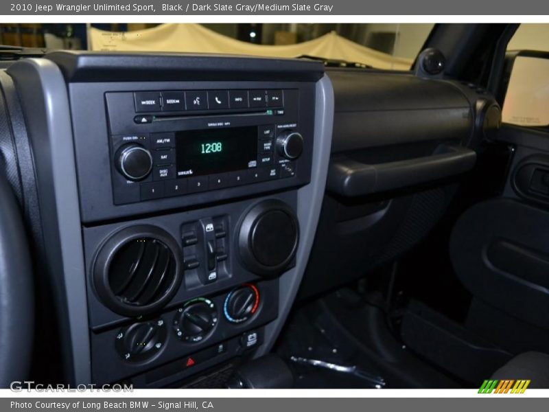 Black / Dark Slate Gray/Medium Slate Gray 2010 Jeep Wrangler Unlimited Sport
