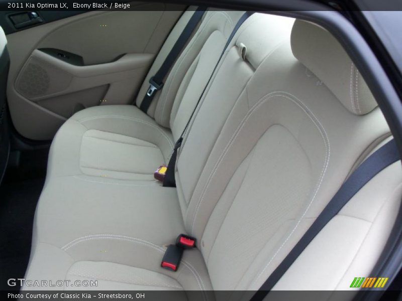 Ebony Black / Beige 2011 Kia Optima LX
