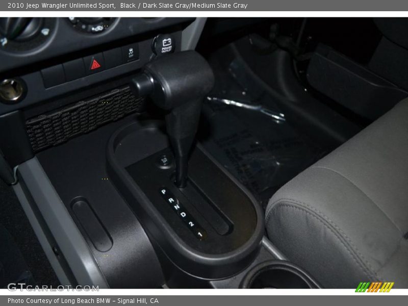 Black / Dark Slate Gray/Medium Slate Gray 2010 Jeep Wrangler Unlimited Sport