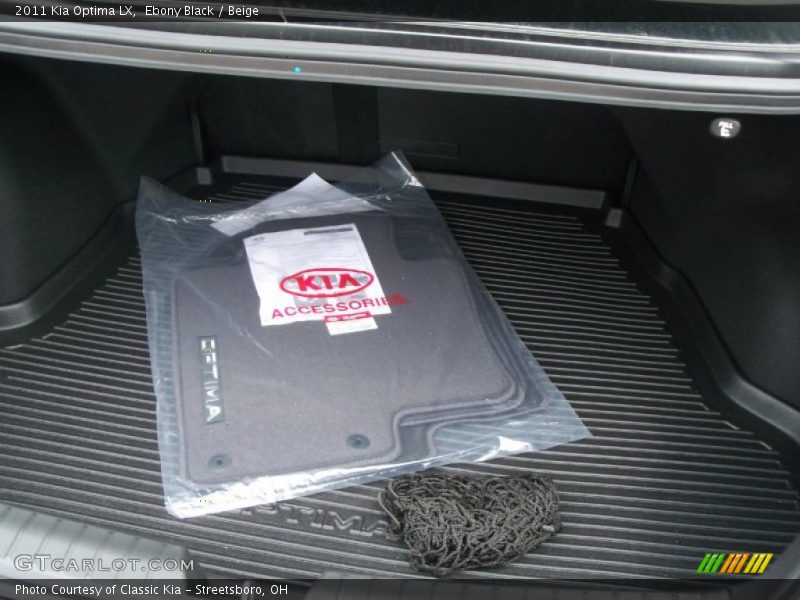 Ebony Black / Beige 2011 Kia Optima LX