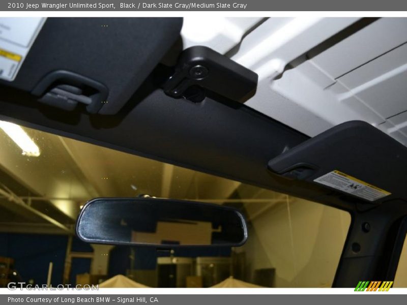 Black / Dark Slate Gray/Medium Slate Gray 2010 Jeep Wrangler Unlimited Sport