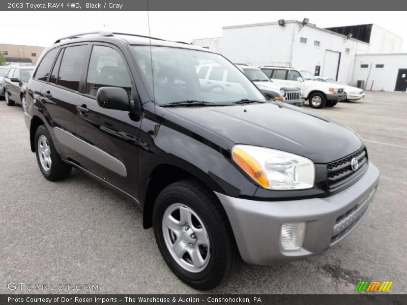 Black / Gray 2003 Toyota RAV4 4WD