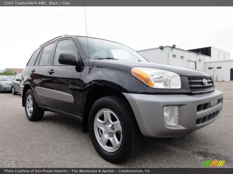 Black / Gray 2003 Toyota RAV4 4WD