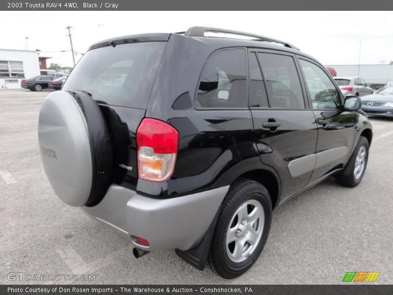 Black / Gray 2003 Toyota RAV4 4WD