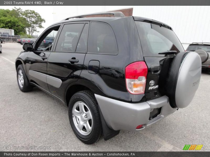 Black / Gray 2003 Toyota RAV4 4WD