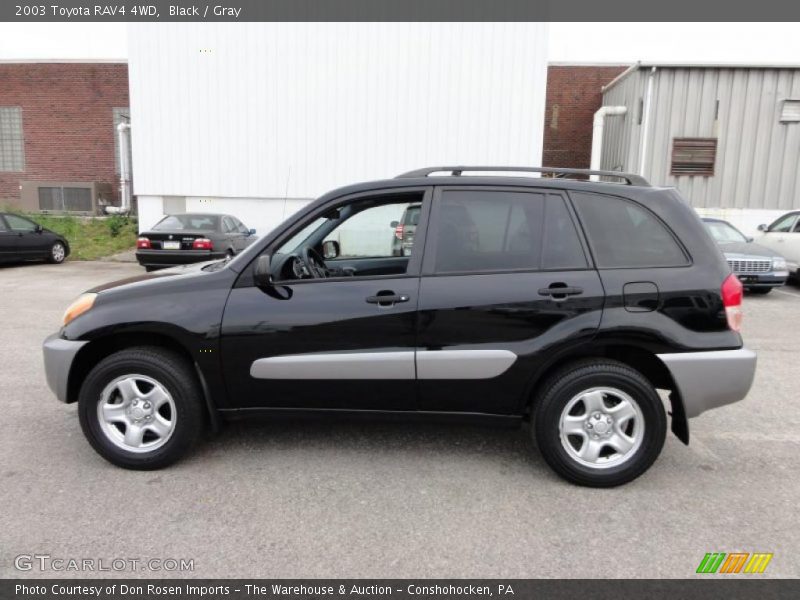 Black / Gray 2003 Toyota RAV4 4WD