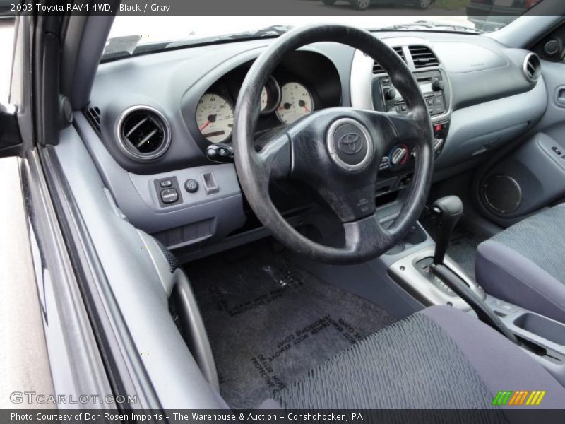 Black / Gray 2003 Toyota RAV4 4WD