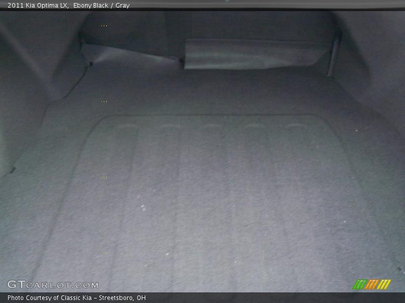 Ebony Black / Gray 2011 Kia Optima LX