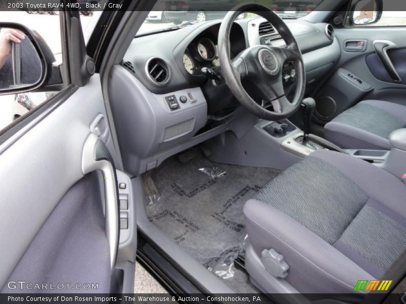 Black / Gray 2003 Toyota RAV4 4WD