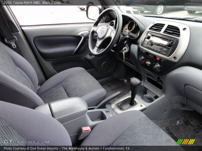 Black / Gray 2003 Toyota RAV4 4WD