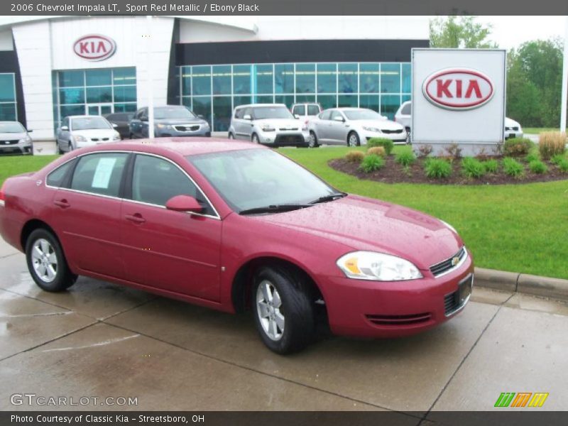 Sport Red Metallic / Ebony Black 2006 Chevrolet Impala LT