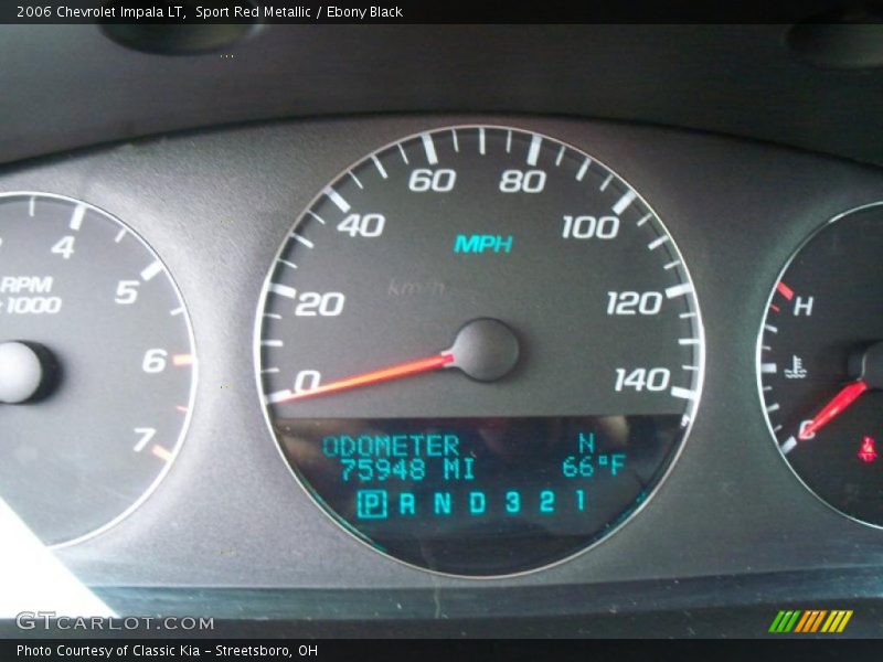 Sport Red Metallic / Ebony Black 2006 Chevrolet Impala LT