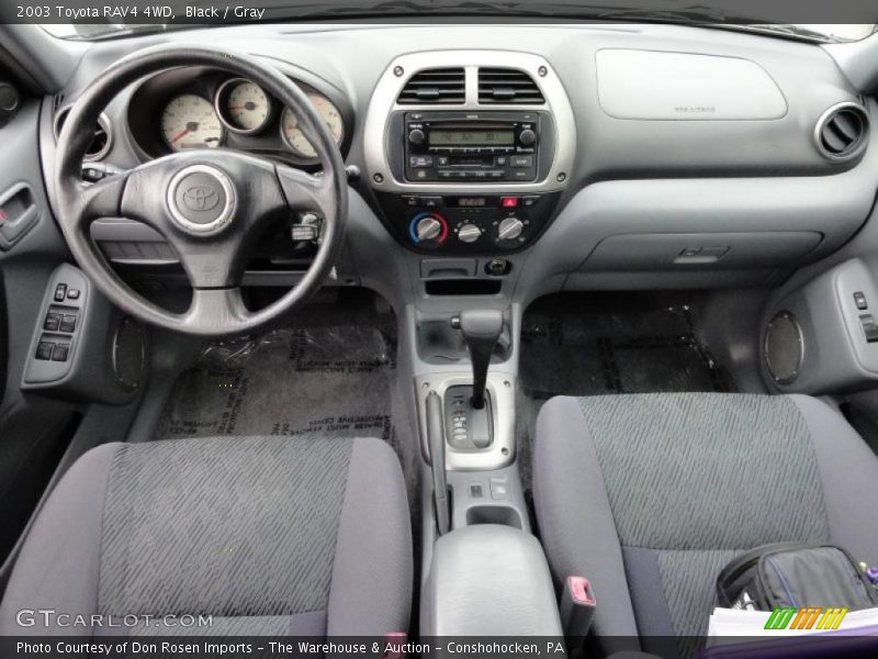 Black / Gray 2003 Toyota RAV4 4WD