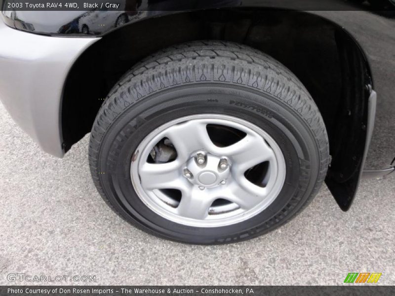 Black / Gray 2003 Toyota RAV4 4WD