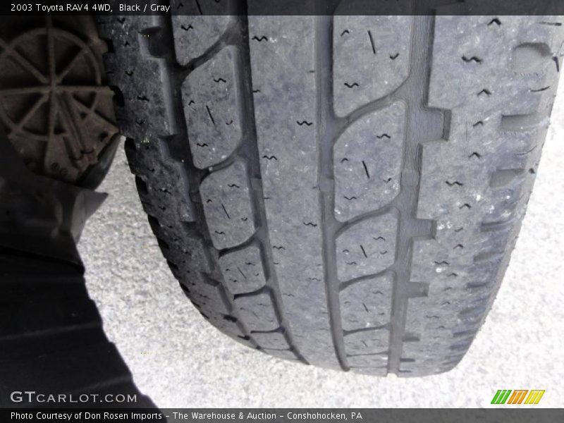 Black / Gray 2003 Toyota RAV4 4WD