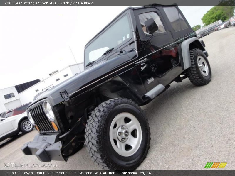 Black / Agate Black 2001 Jeep Wrangler Sport 4x4