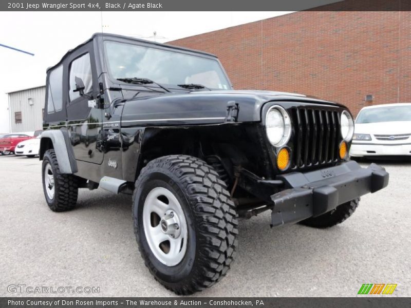 Black / Agate Black 2001 Jeep Wrangler Sport 4x4