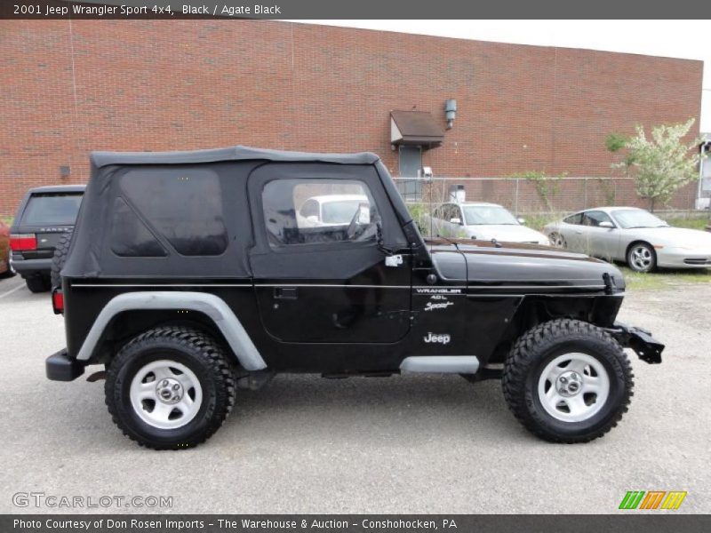 Black / Agate Black 2001 Jeep Wrangler Sport 4x4