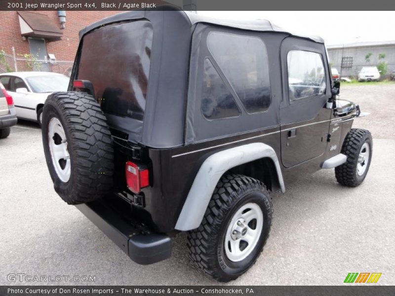 Black / Agate Black 2001 Jeep Wrangler Sport 4x4