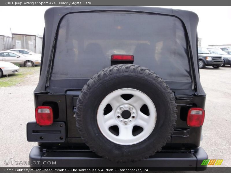Black / Agate Black 2001 Jeep Wrangler Sport 4x4