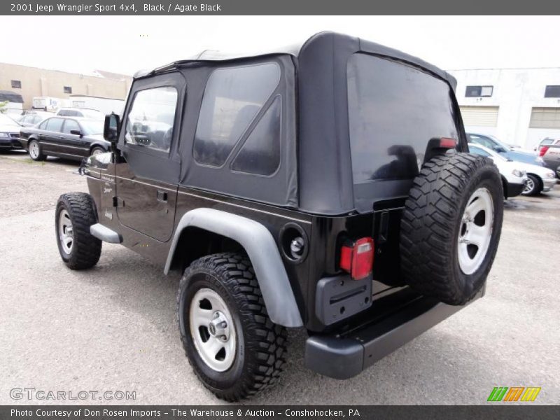 Black / Agate Black 2001 Jeep Wrangler Sport 4x4