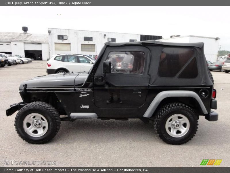 Black / Agate Black 2001 Jeep Wrangler Sport 4x4