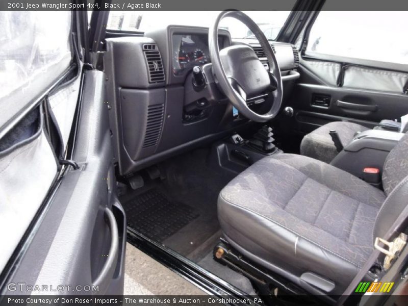 Black / Agate Black 2001 Jeep Wrangler Sport 4x4