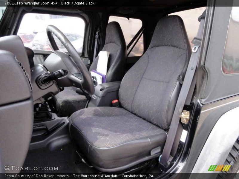Black / Agate Black 2001 Jeep Wrangler Sport 4x4