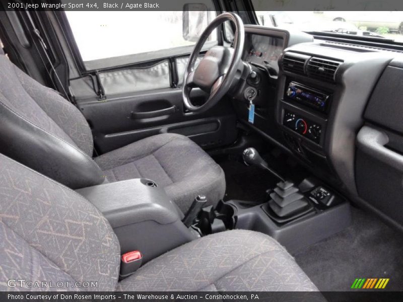 Black / Agate Black 2001 Jeep Wrangler Sport 4x4