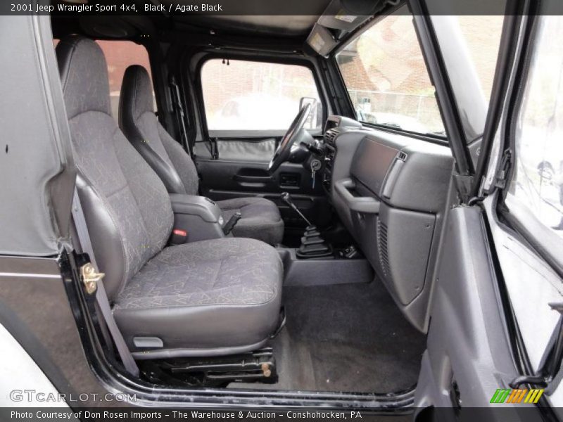 Black / Agate Black 2001 Jeep Wrangler Sport 4x4