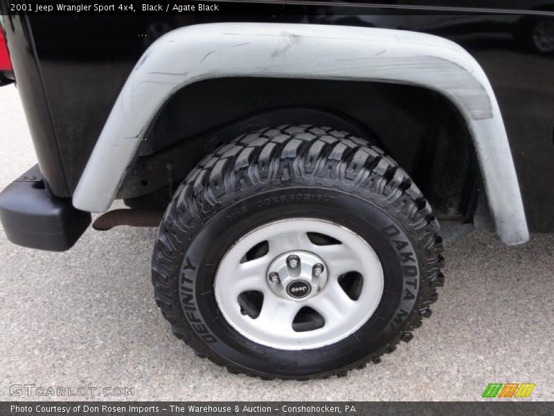 Black / Agate Black 2001 Jeep Wrangler Sport 4x4