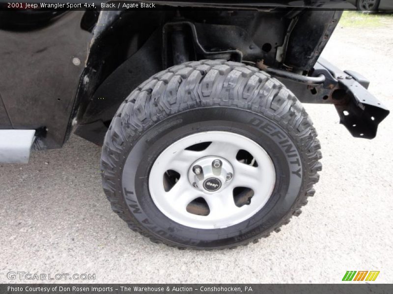 Black / Agate Black 2001 Jeep Wrangler Sport 4x4