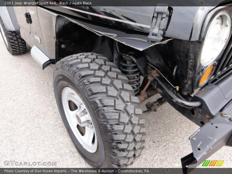 Black / Agate Black 2001 Jeep Wrangler Sport 4x4