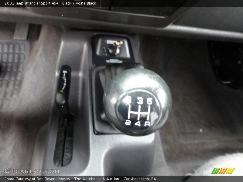 Black / Agate Black 2001 Jeep Wrangler Sport 4x4
