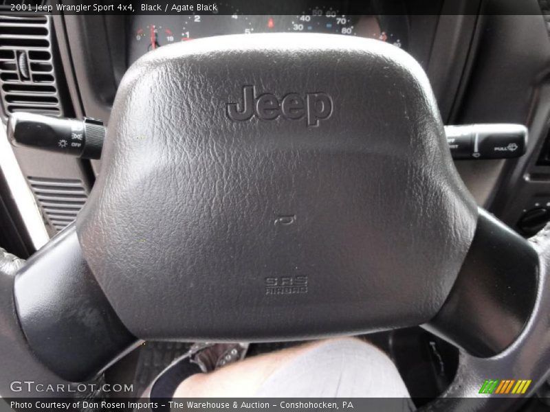 Black / Agate Black 2001 Jeep Wrangler Sport 4x4