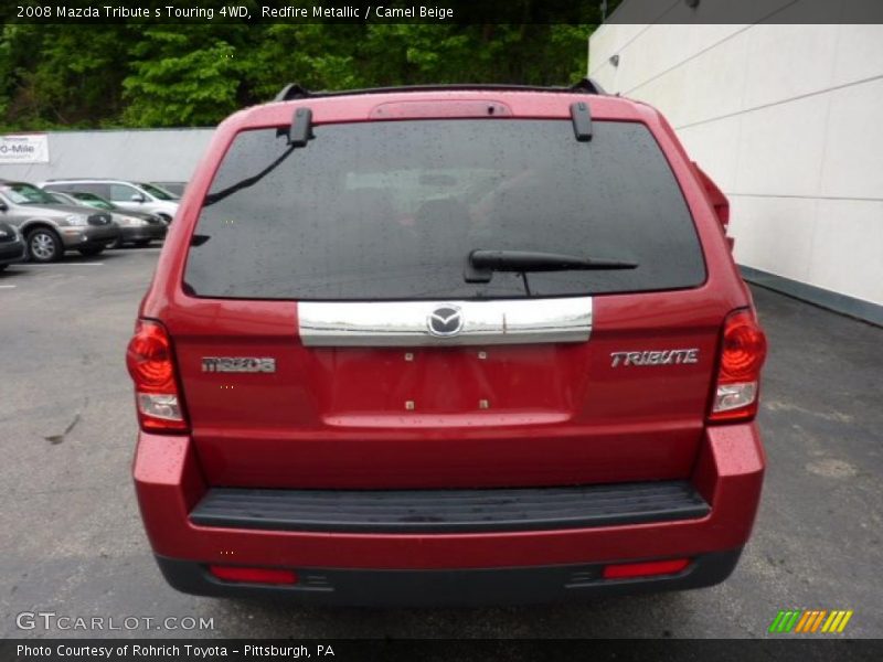 Redfire Metallic / Camel Beige 2008 Mazda Tribute s Touring 4WD