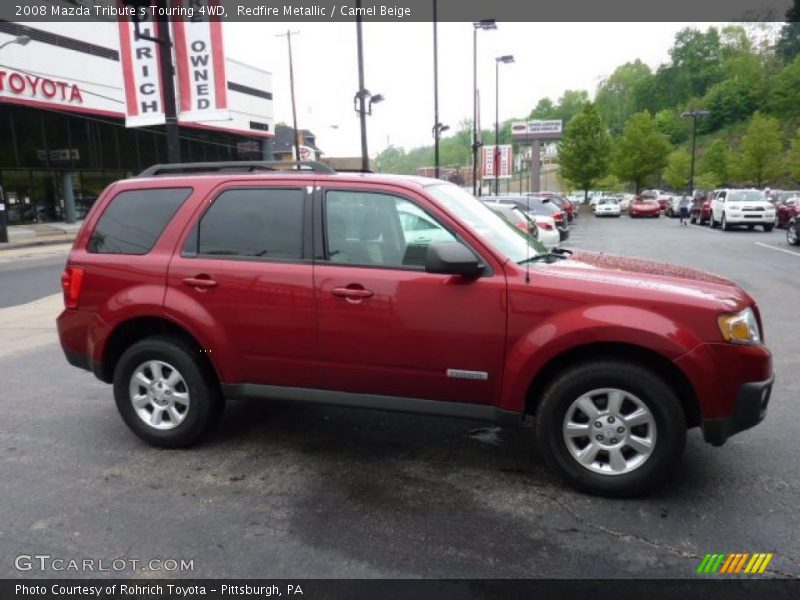 Redfire Metallic / Camel Beige 2008 Mazda Tribute s Touring 4WD
