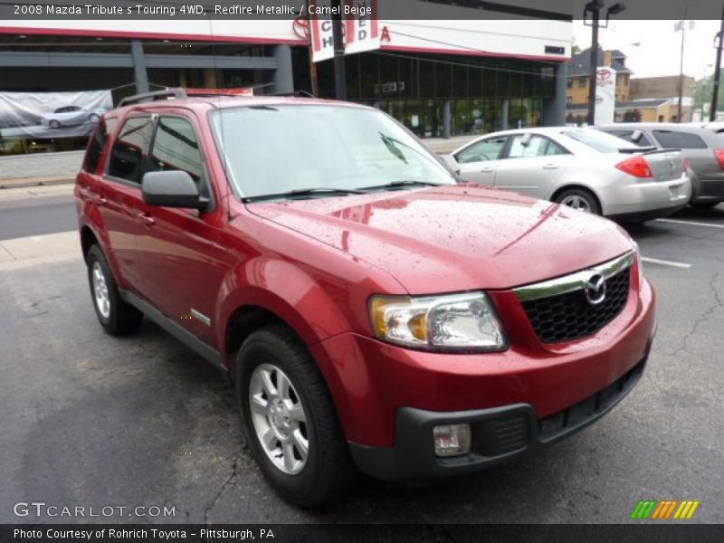 Redfire Metallic / Camel Beige 2008 Mazda Tribute s Touring 4WD