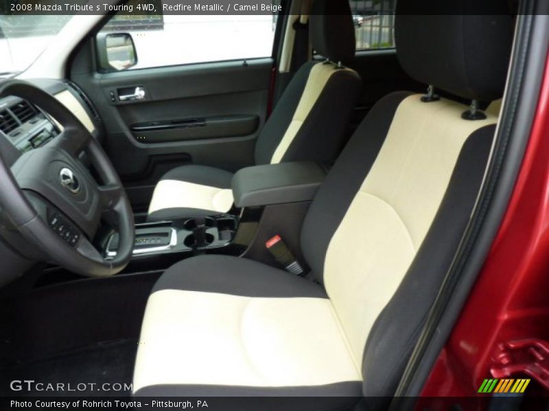 Redfire Metallic / Camel Beige 2008 Mazda Tribute s Touring 4WD