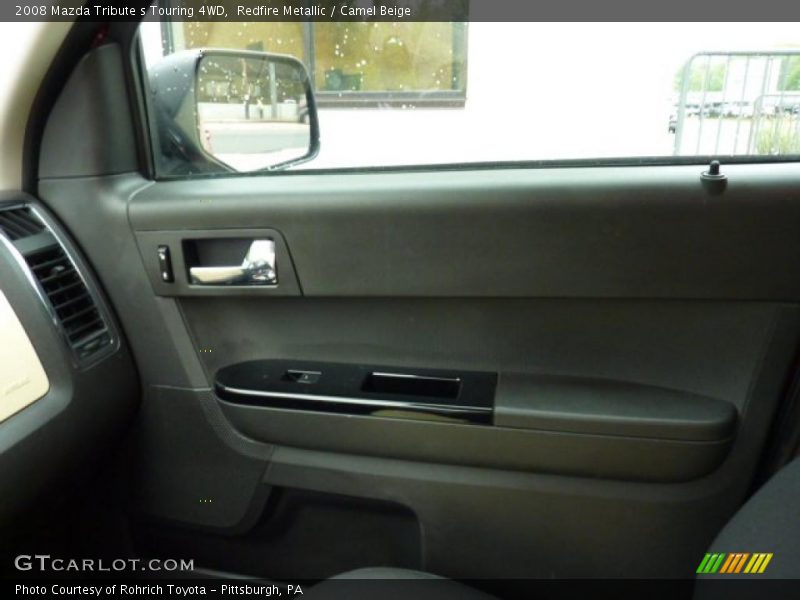 Redfire Metallic / Camel Beige 2008 Mazda Tribute s Touring 4WD